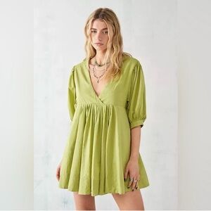 Ecote green baby doll dress